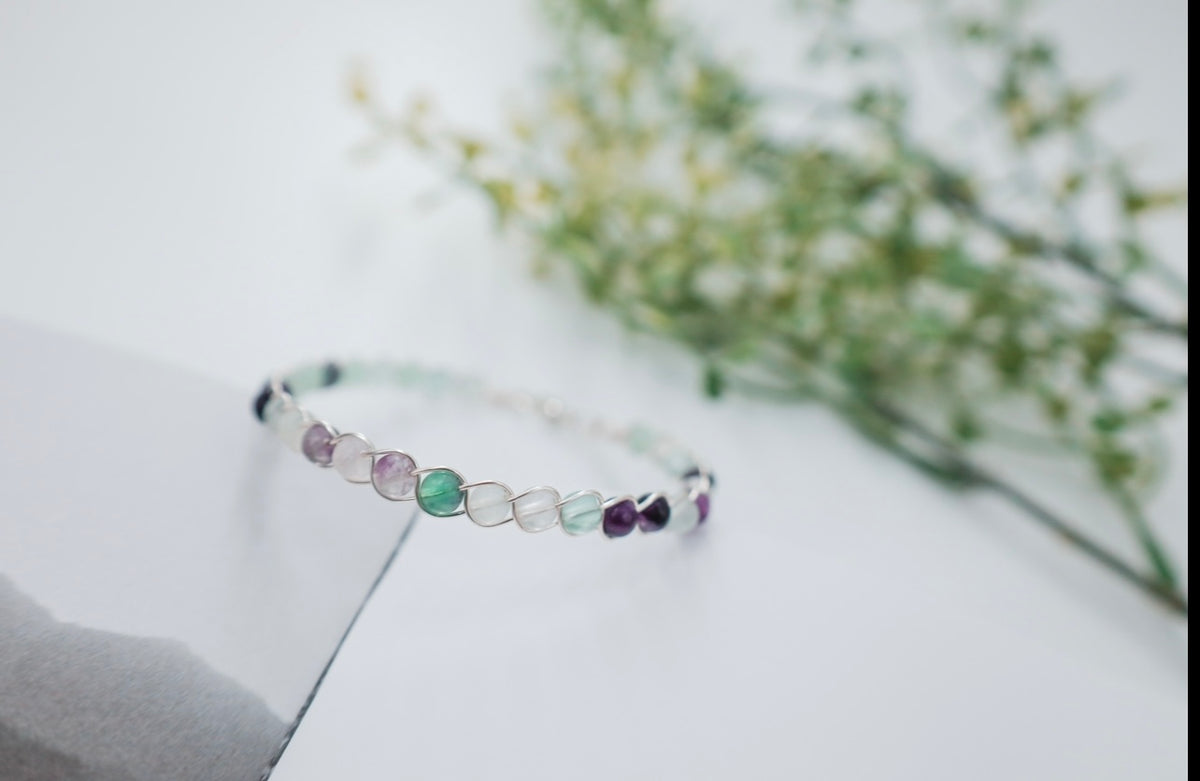 Fluorite Braided Bracelet – SlinkCreationsCo