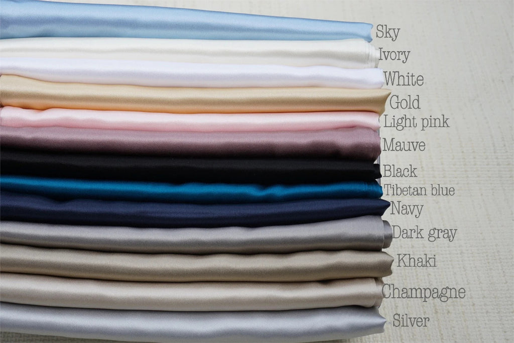 mulberry silk pillowcase colors